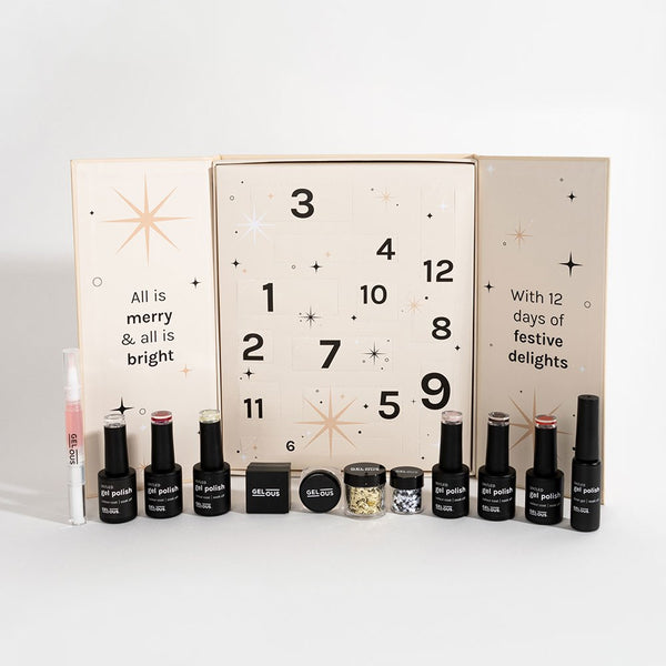 Gel Nail Christmas Advent Calendar 12 Days New Zealand Gelous