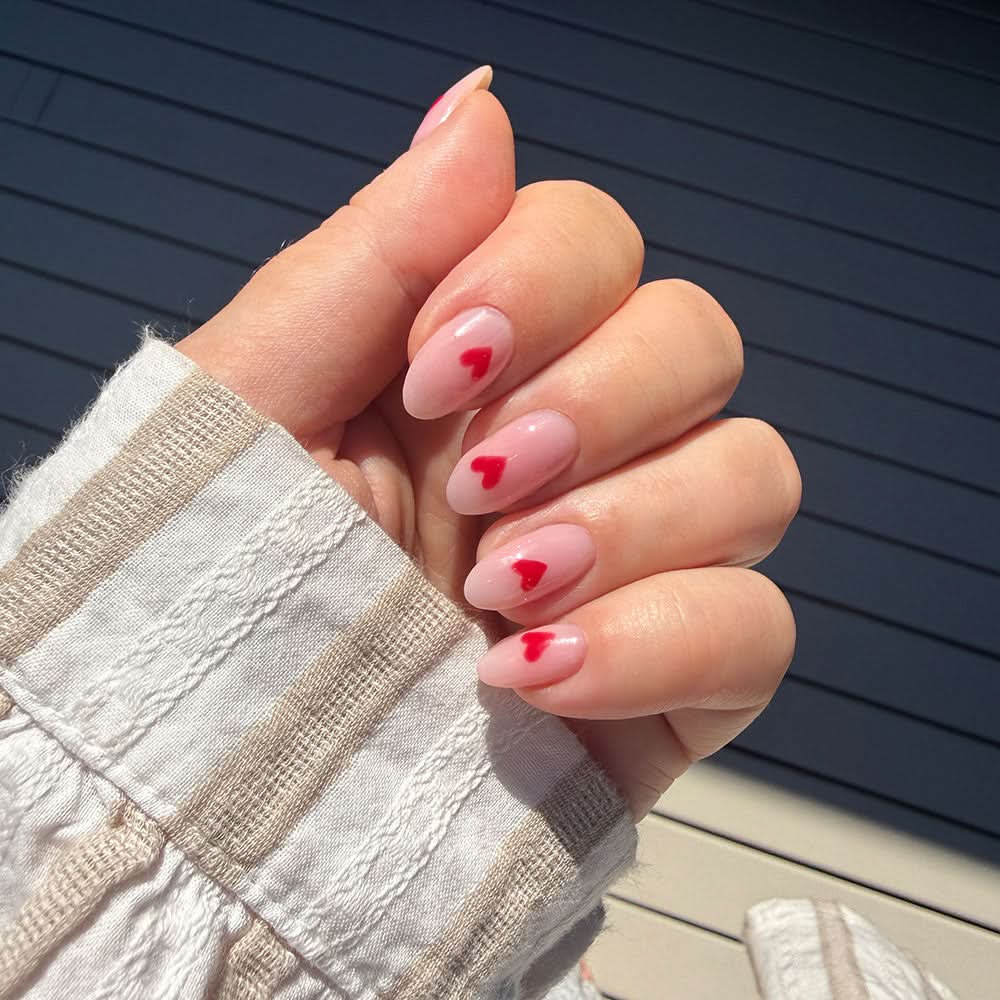 Gelous Pink Builder Gel (BIAB) gel nail polish - photographed in New Zealand on model