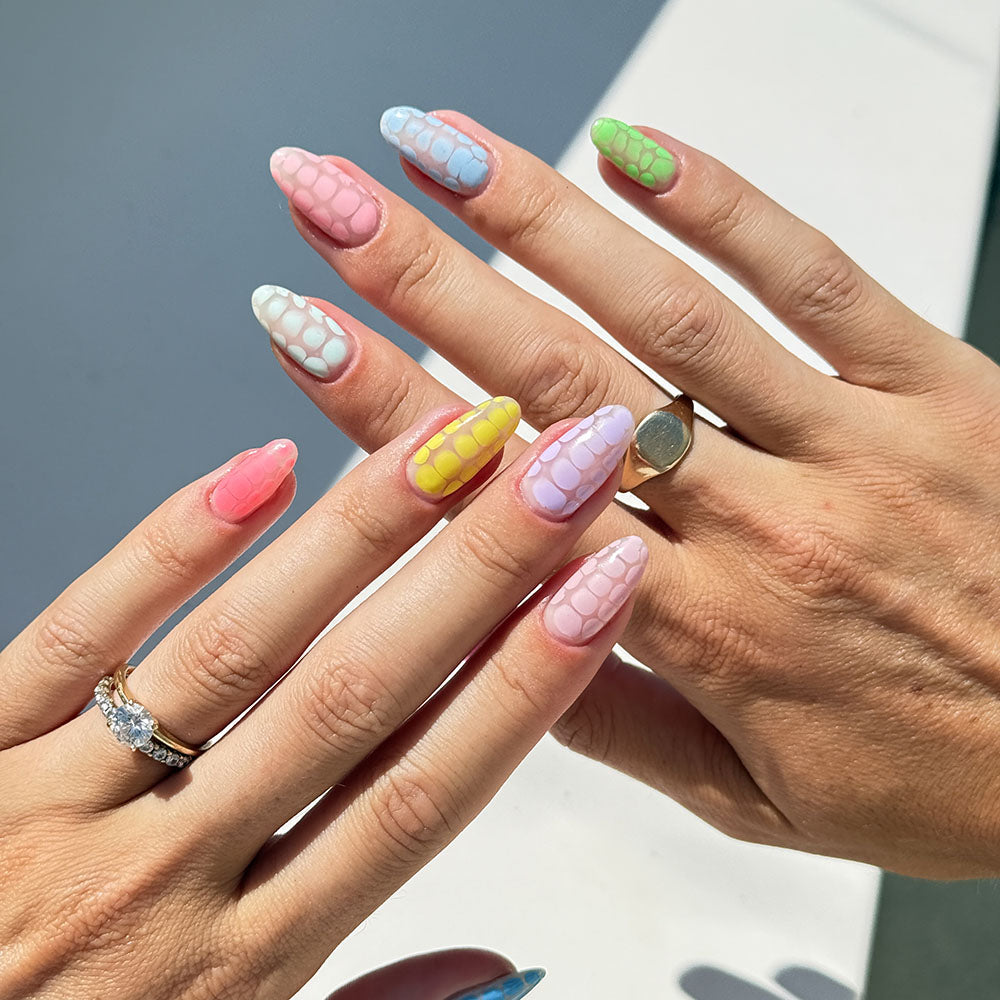 Gelous Blooming gel nail polish - photographed in New Zealand on model