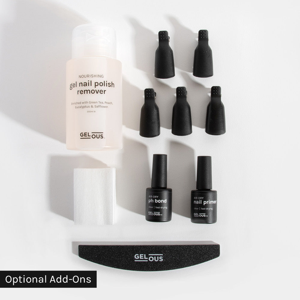 Customisable Nail Tip Kit with Rechargeable Gel Nail Lamp and various Nail Tips - photographed in New Zealand