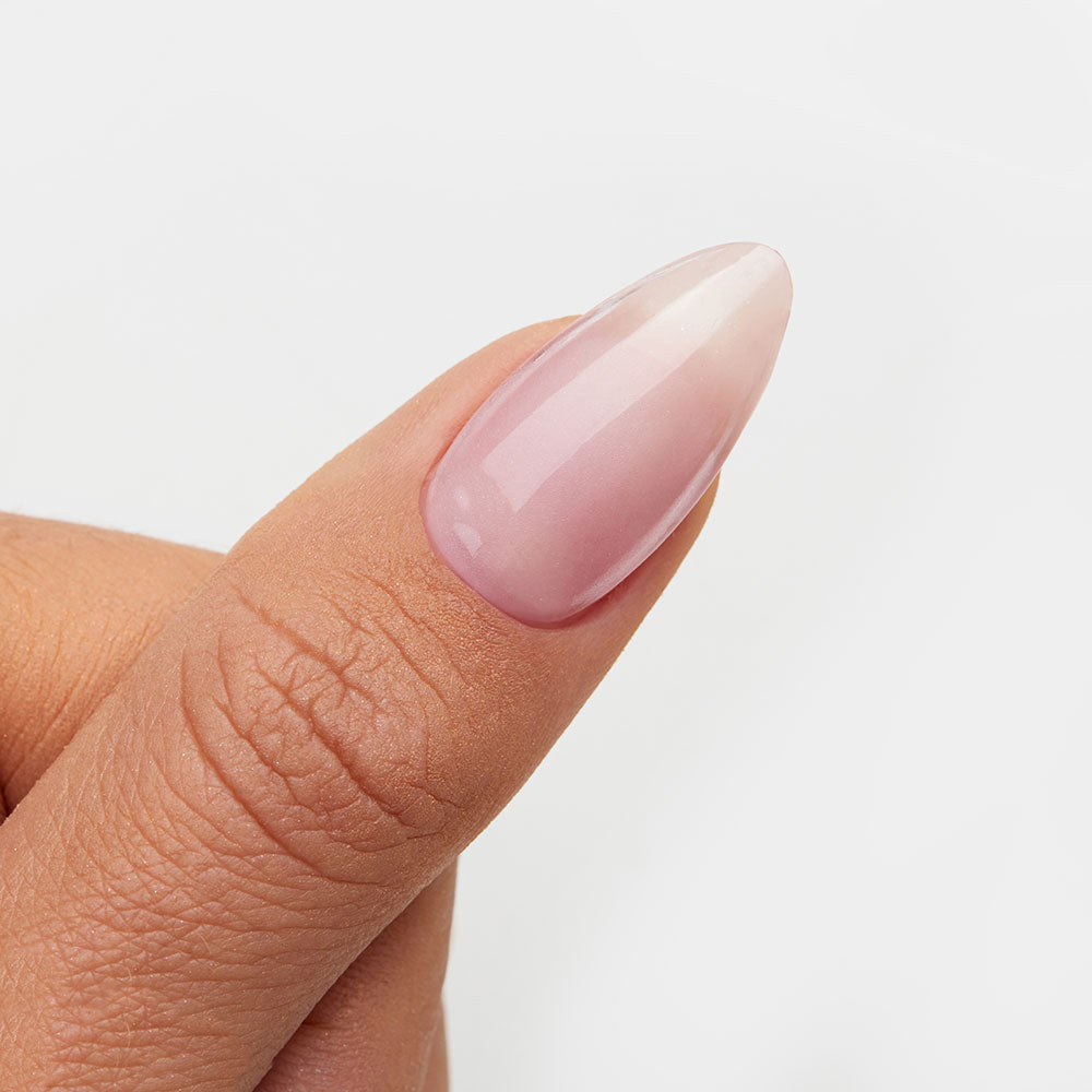Gelous A Hint of Pink HEMA & TPO-Free gel nail polish swatch - photographed in New Zealand