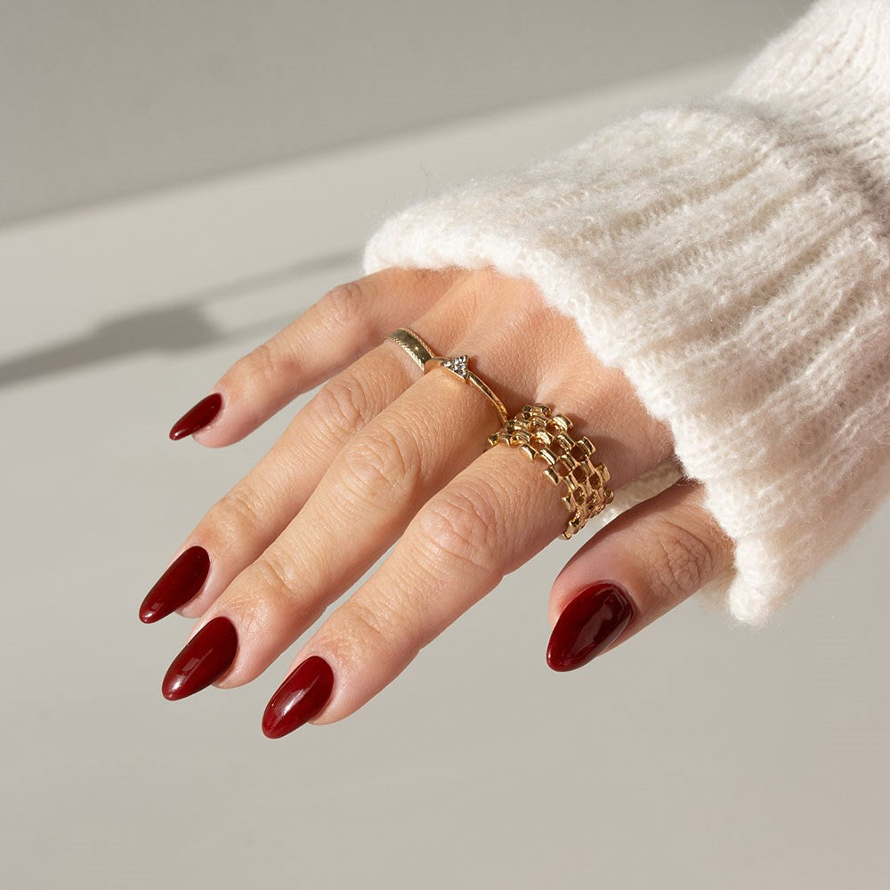 Gelous Bad Romance gel nail polish - photographed in New Zealand on model