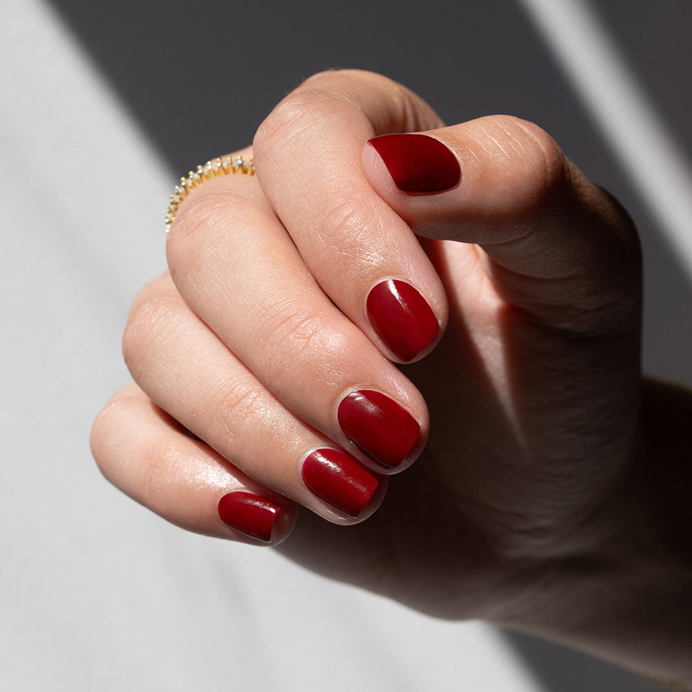 Gelous Bad Romance gel nail polish - photographed in New Zealand on model
