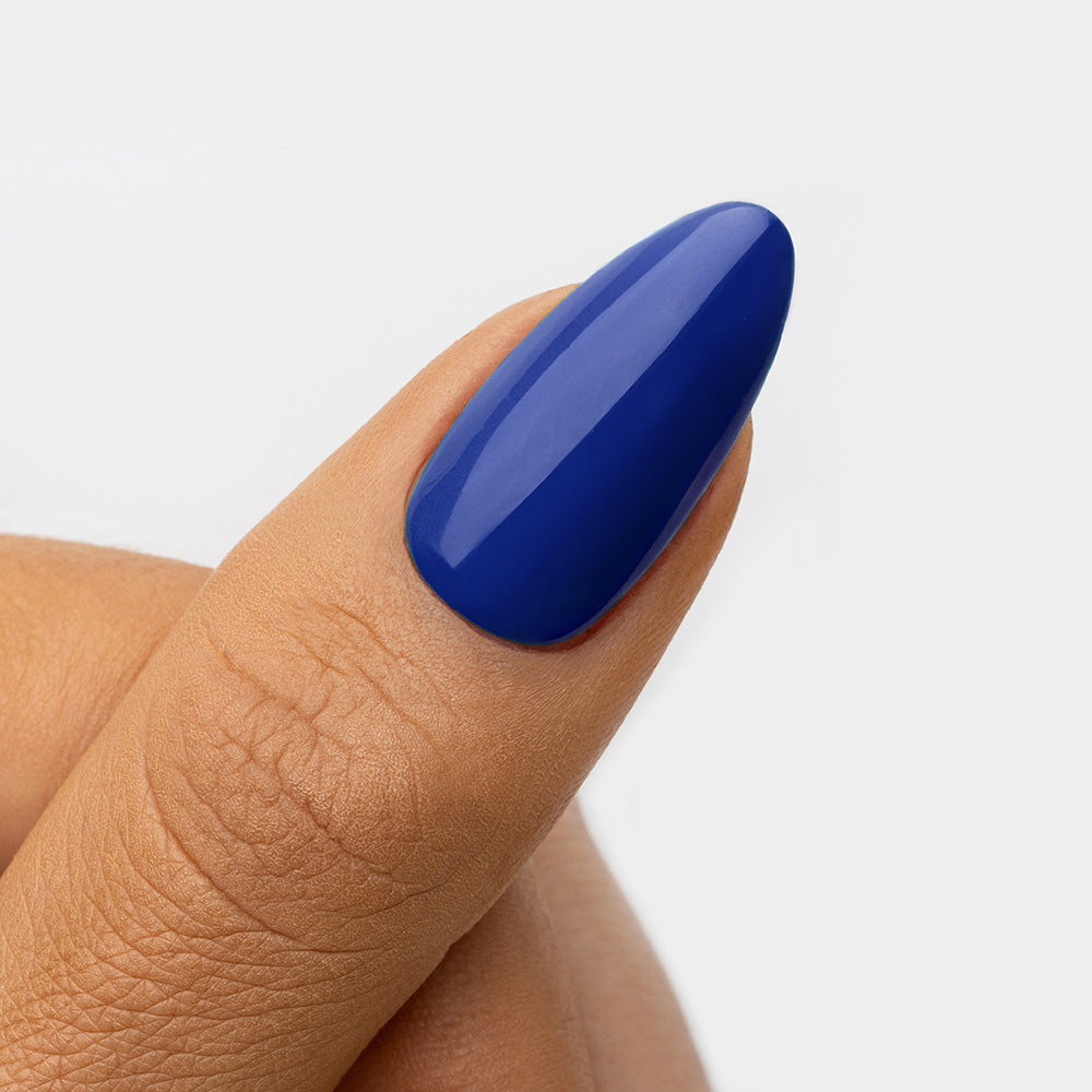 Gelous Blue Lagoon gel nail polish - photographed in New Zealand on model
