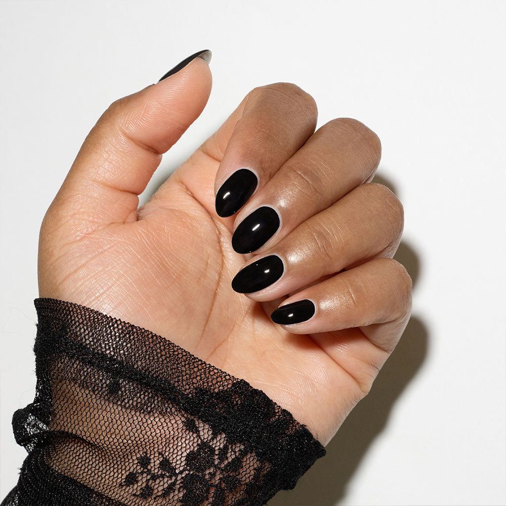 Gelous Black Out HEMA & TPO-Free gel nail polish - photographed in New Zealand