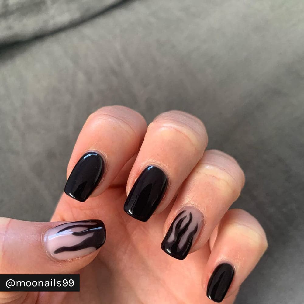 Gelous Black Out gel nail polish - Instagram Photo