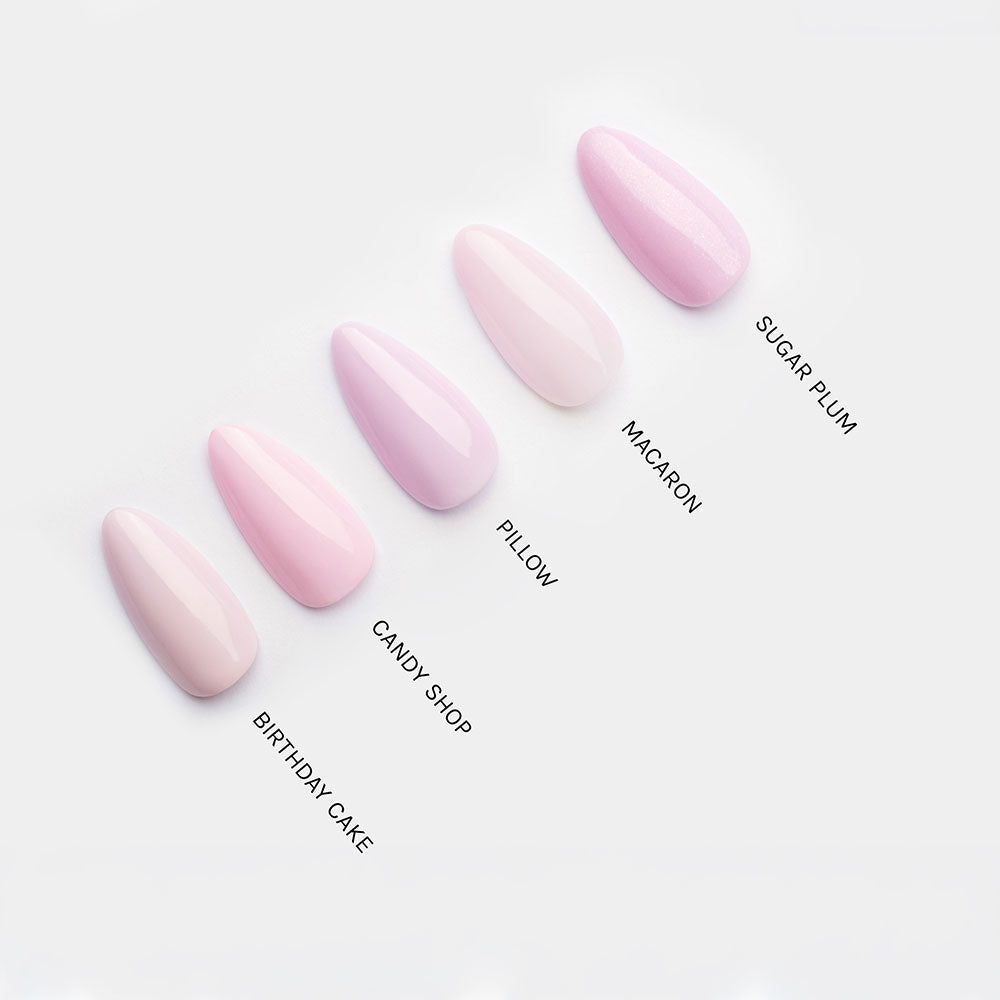 Gelous Candy Shop gel nail polish comparison - photographed in New Zealand