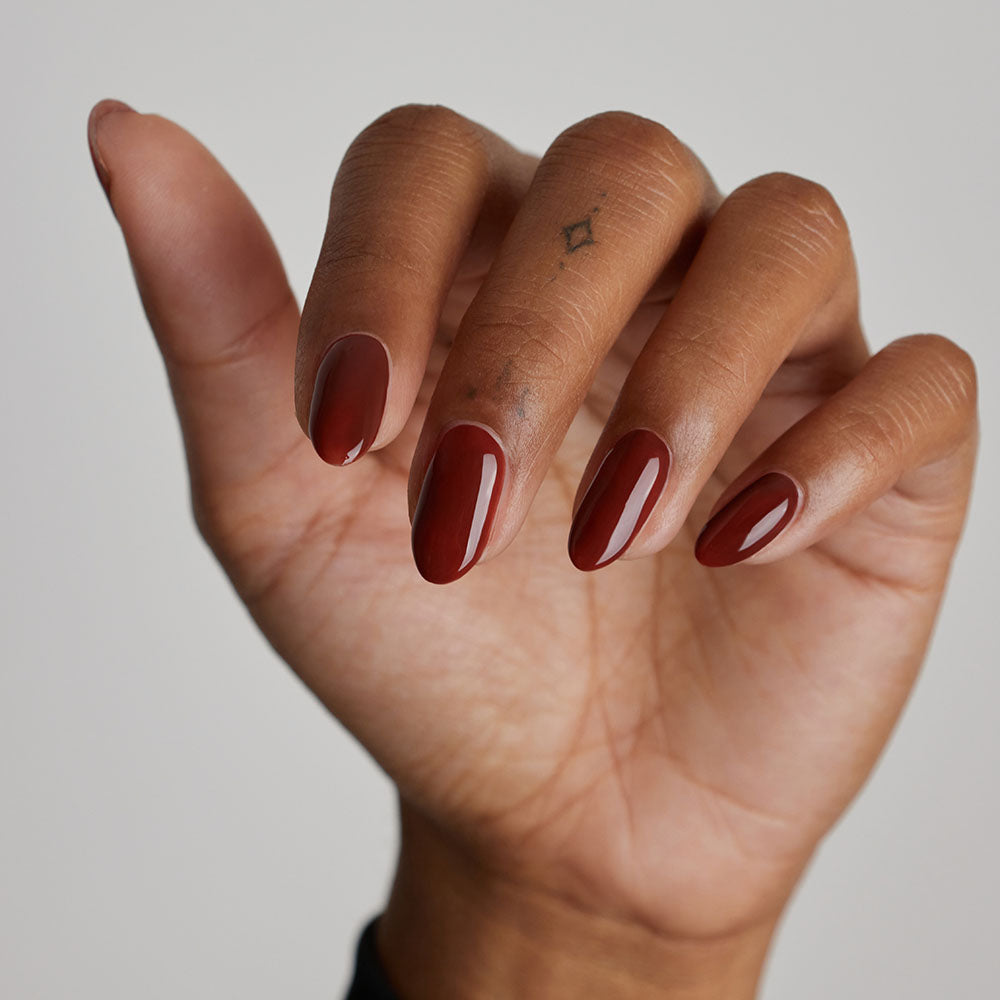 Gelous Cocoa Loco gel nail polish - photographed in New Zealand on model