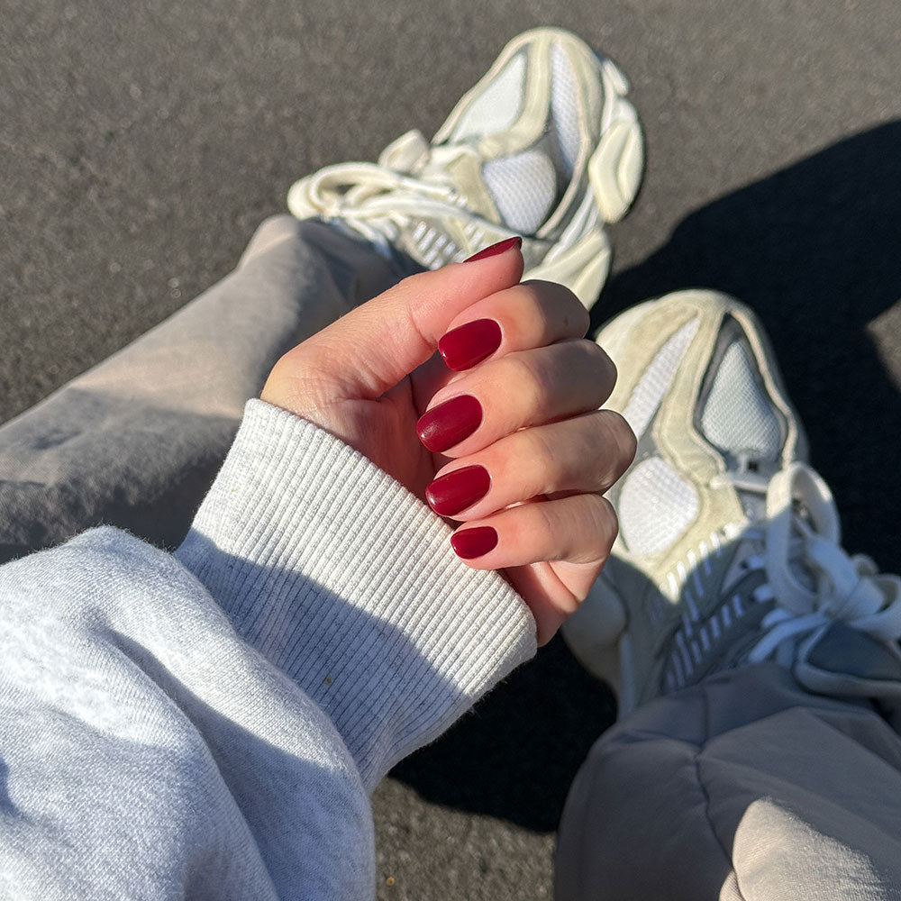 Gelous Dracula's Bride HEMA & TPO-Free gel nail polish - photographed in New Zealand