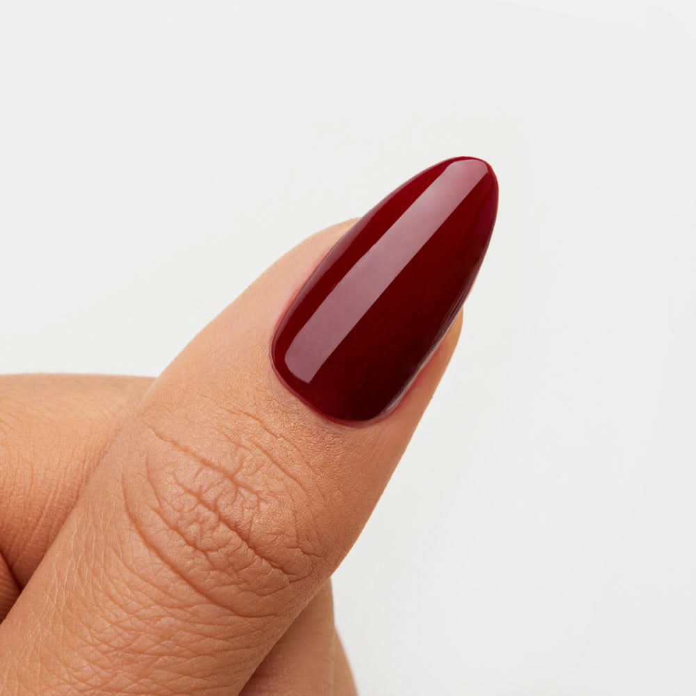 Gelous Dracula's Bride gel nail polish swatch - photographed in New Zealand
