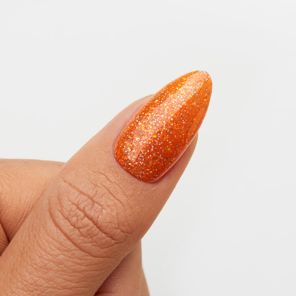 Gelous Don&#39;t Trick Me Treat Me gel nail polish swatch - photographed in New Zealand