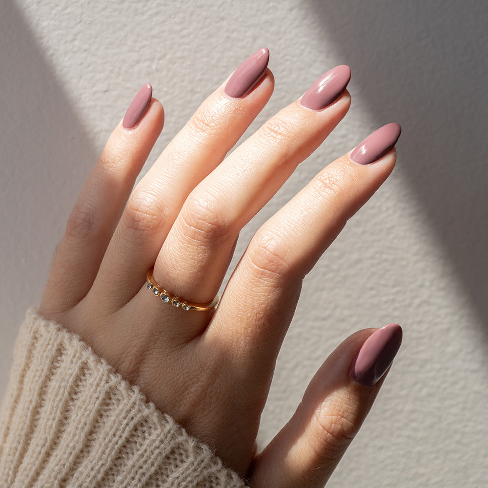 Gelous Earthy Red HEMA & TPO-Free gel nail polish - photographed in New Zealand