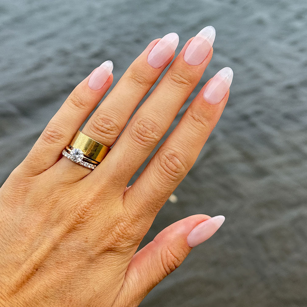 Gelous Frosting gel nail polish - photographed in New Zealand on model