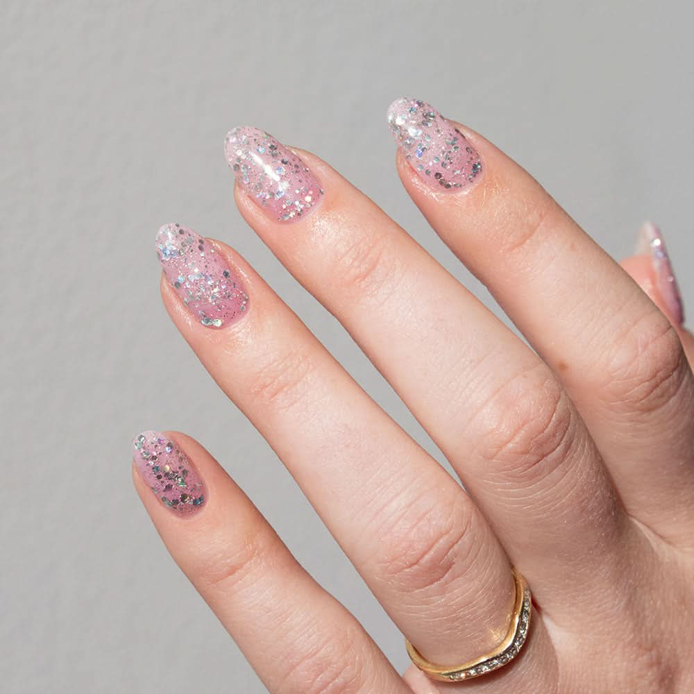 Gelous Ice Queen gel nail polish - photographed in New Zealand on model
