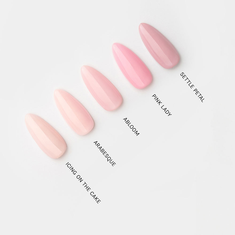 Gelous Icing on the Cake gel nail polish comparison - photographed in New Zealand