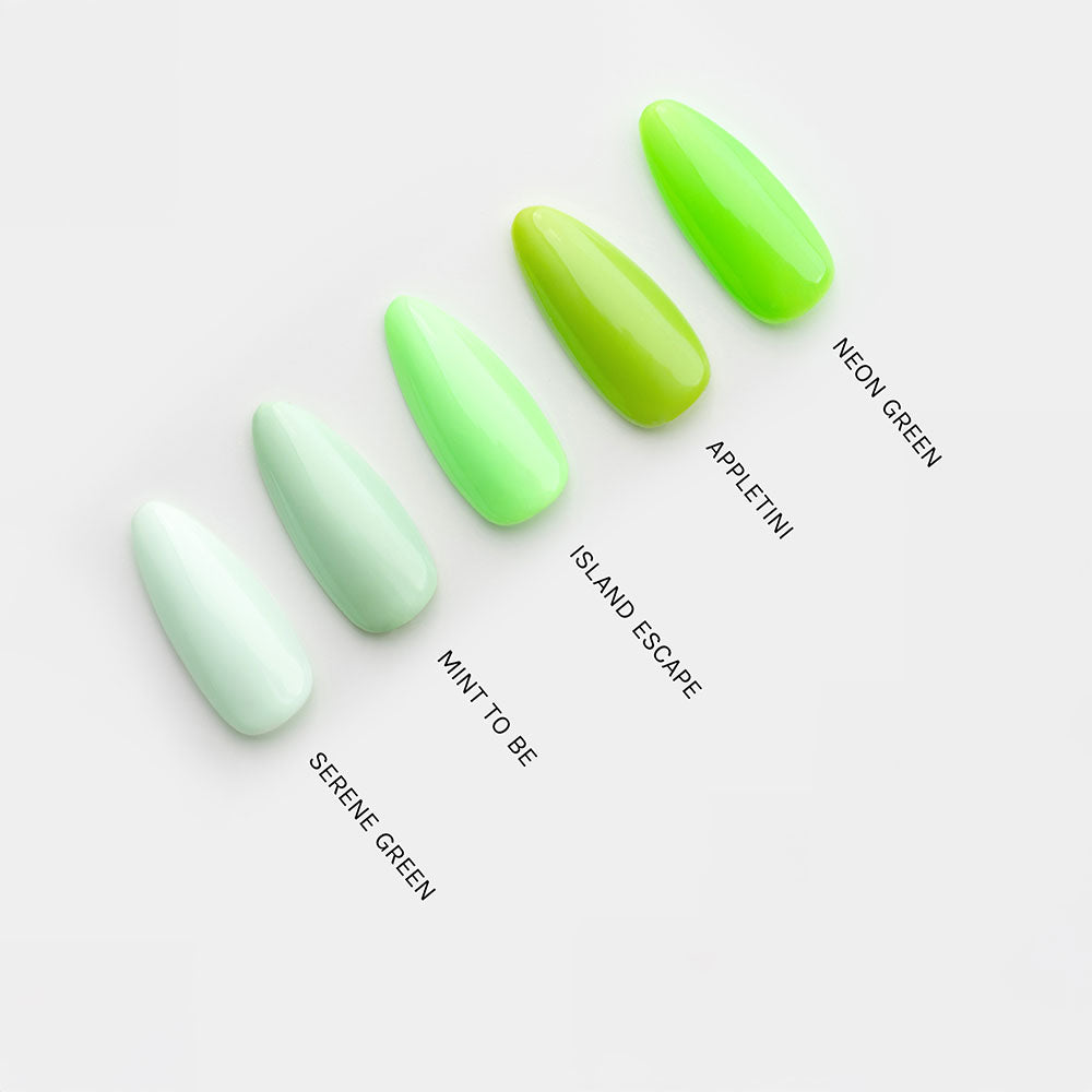 Gelous Island Escape gel nail polish comparison - photographed in New Zealand