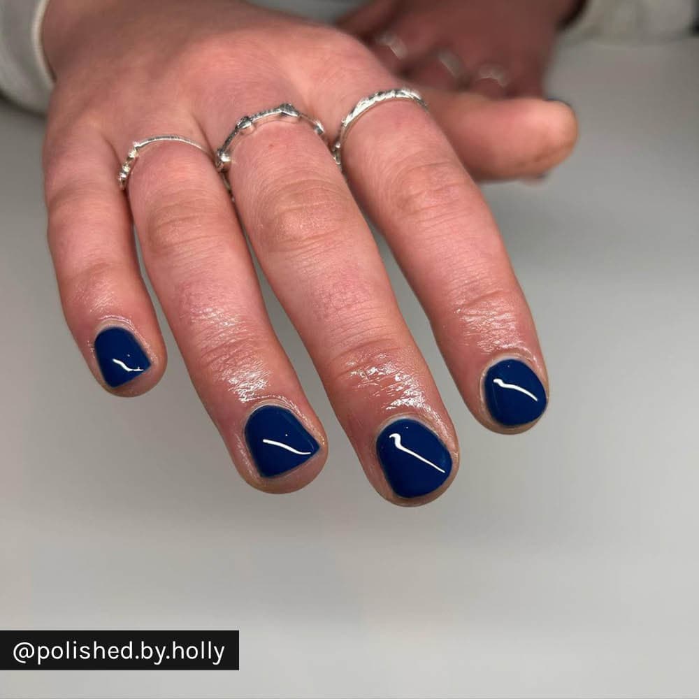 Gelous In the Navy gel nail polish - Instagram Photo