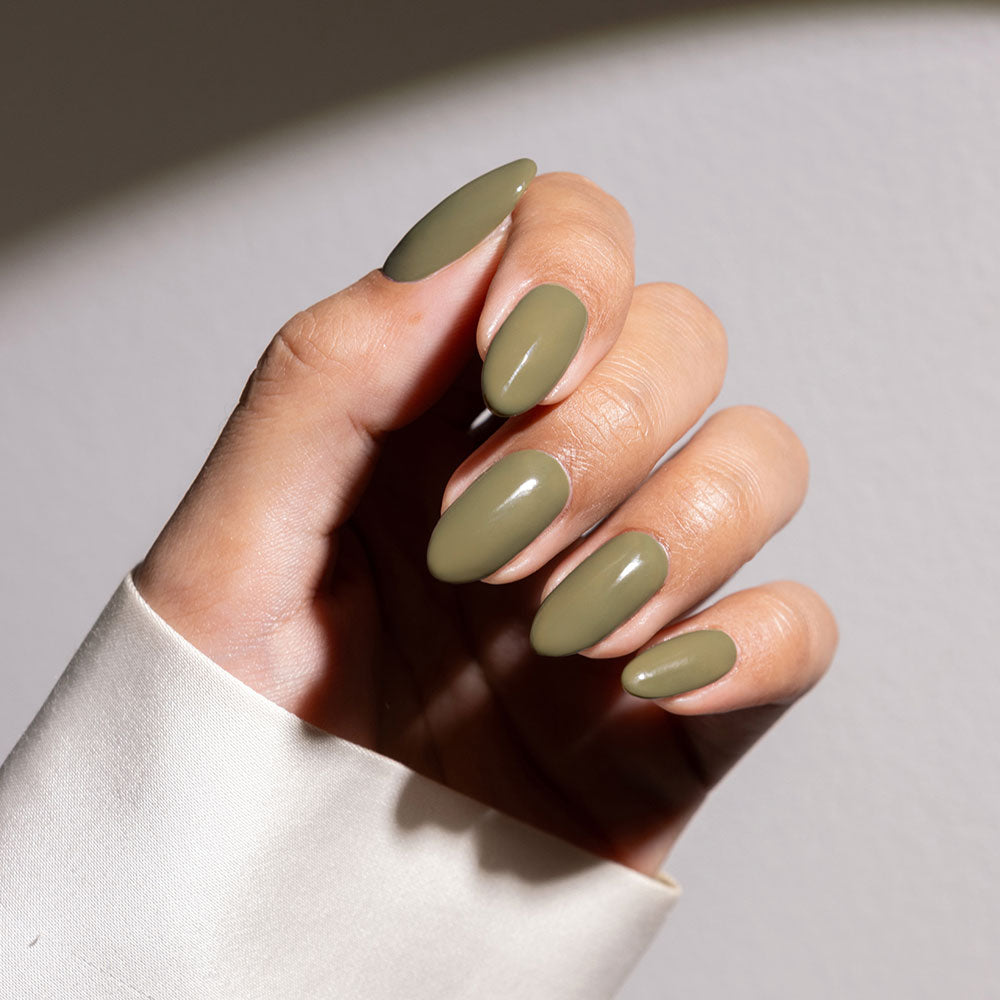 Gelous Juniper gel nail polish - photographed in New Zealand on model