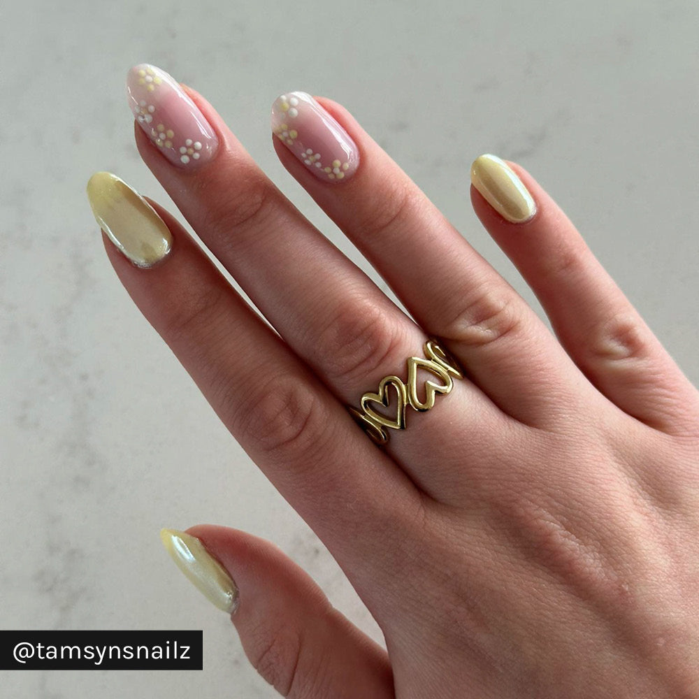 Gelous White Glaze Chrome Powder - Instagram Photo