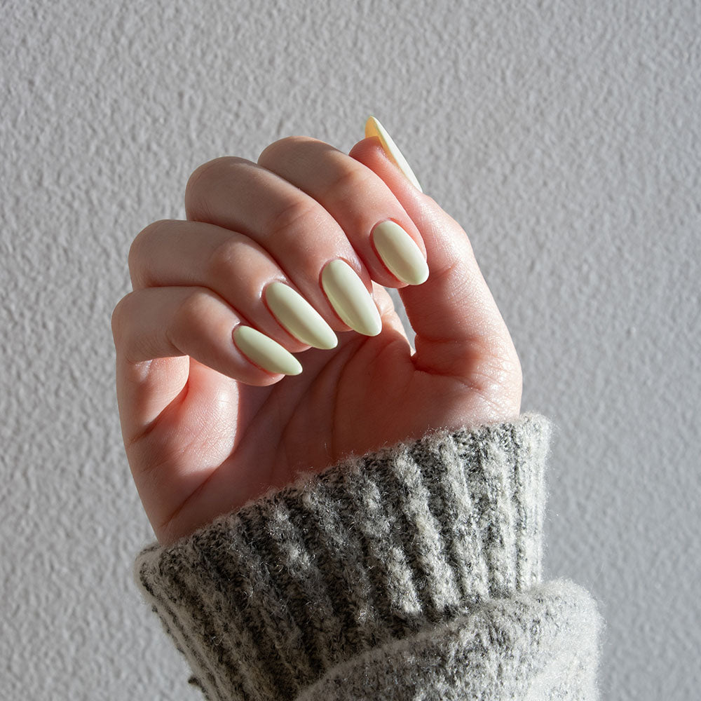Gelous Lime Sorbet gel nail polish - photographed in New Zealand on model