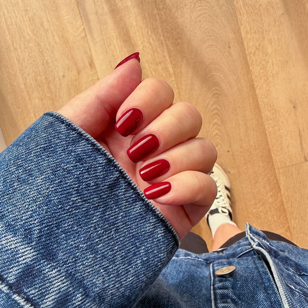 Gelous Love Letter HEMA & TPO Free gel nail polish - photographed in New Zealand on model
