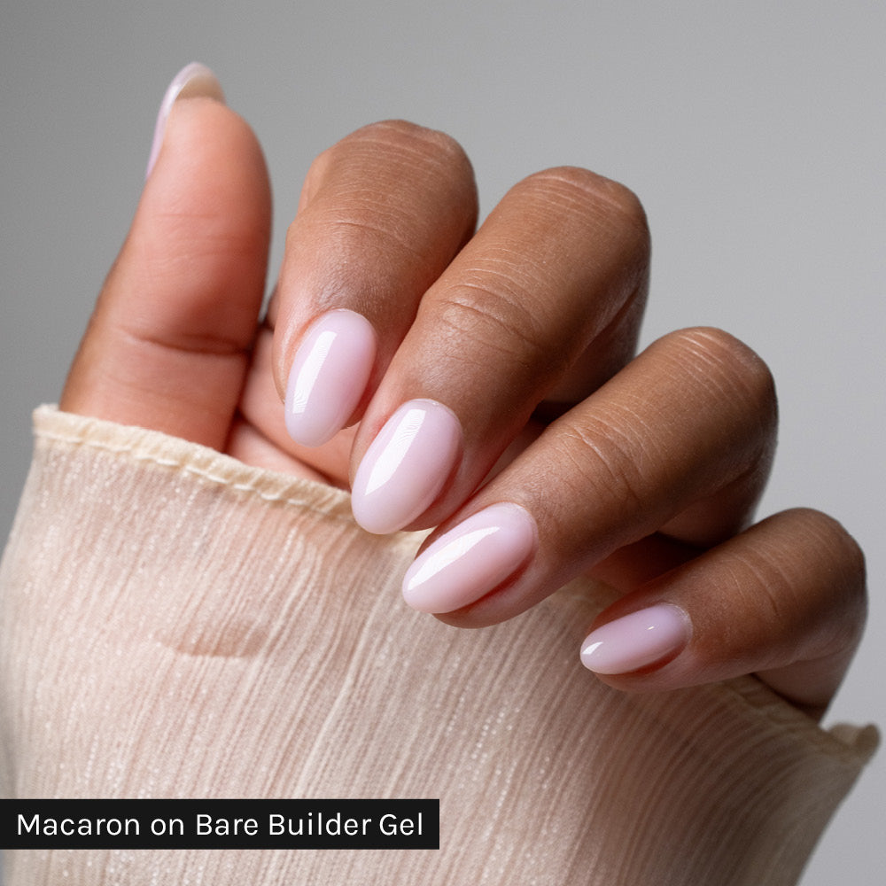 Gelous Macaron gel nail polish - photographed in New Zealand on model