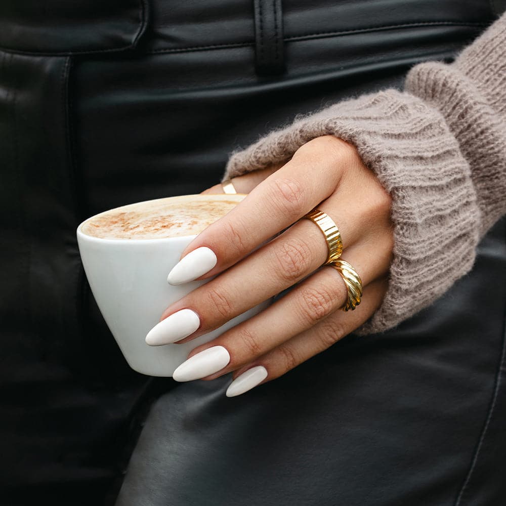 Gelous Milk & Honey gel nail polish - photographed in New Zealand on model