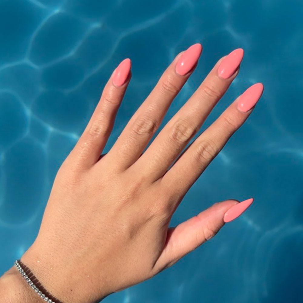 Gelous Malibu gel nail polish - photographed in New Zealand on model