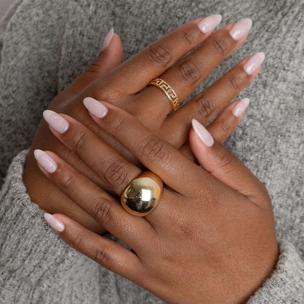 Gelous Mallow gel nail polish - photographed in New Zealand on model