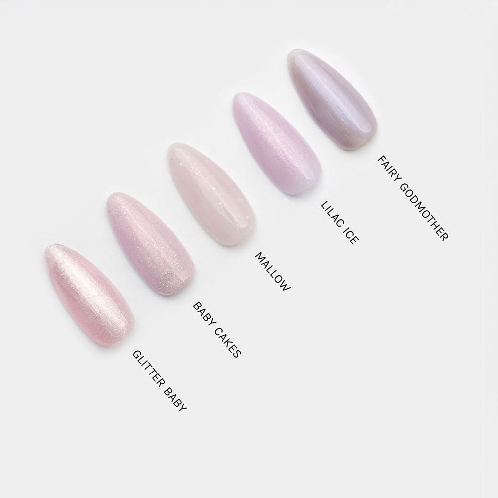 Gelous Mallow gel nail polish comparison - photographed in New Zealand