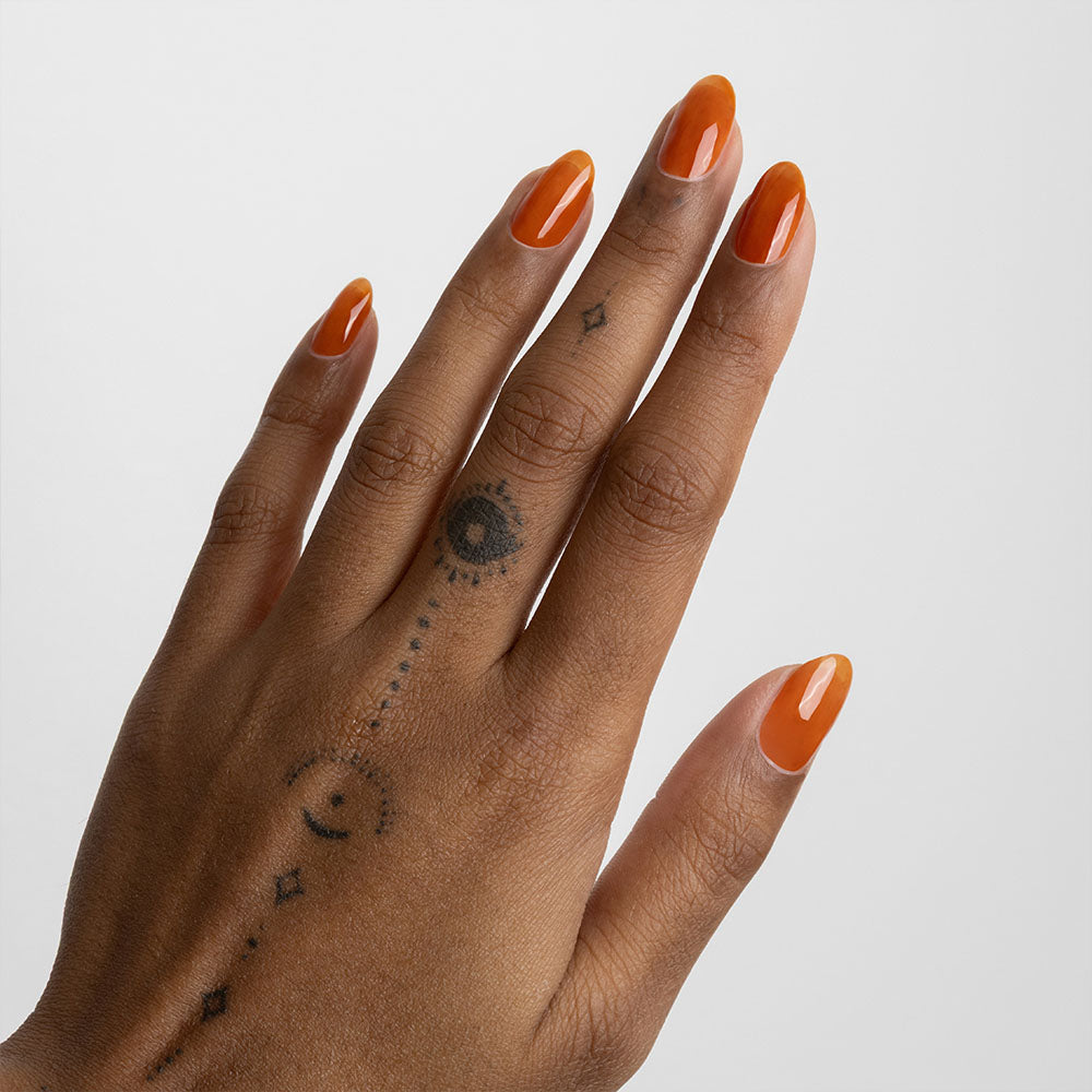 Gelous Maple gel nail polish - photographed in New Zealand on model