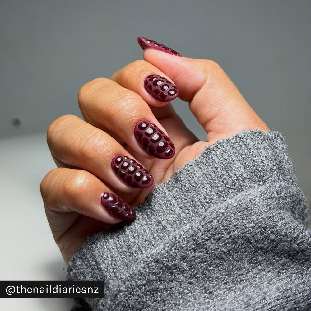Gelous Merlot gel nail polish - Instagram Photo