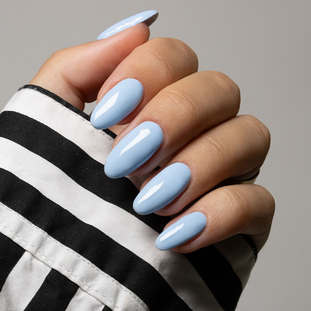Gelous Morning Glory gel nail polish - photographed in New Zealand on model