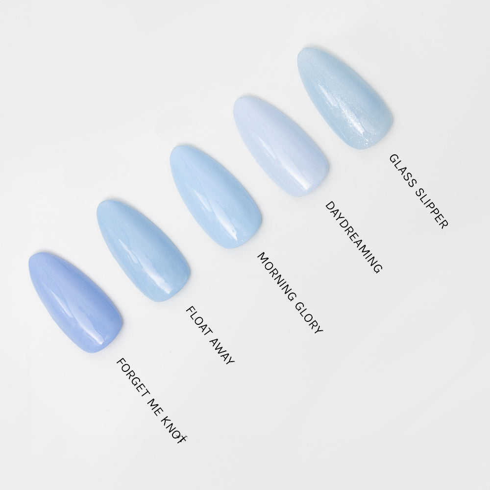 Gelous Morning Glory gel nail polish comparison - photographed in New Zealand