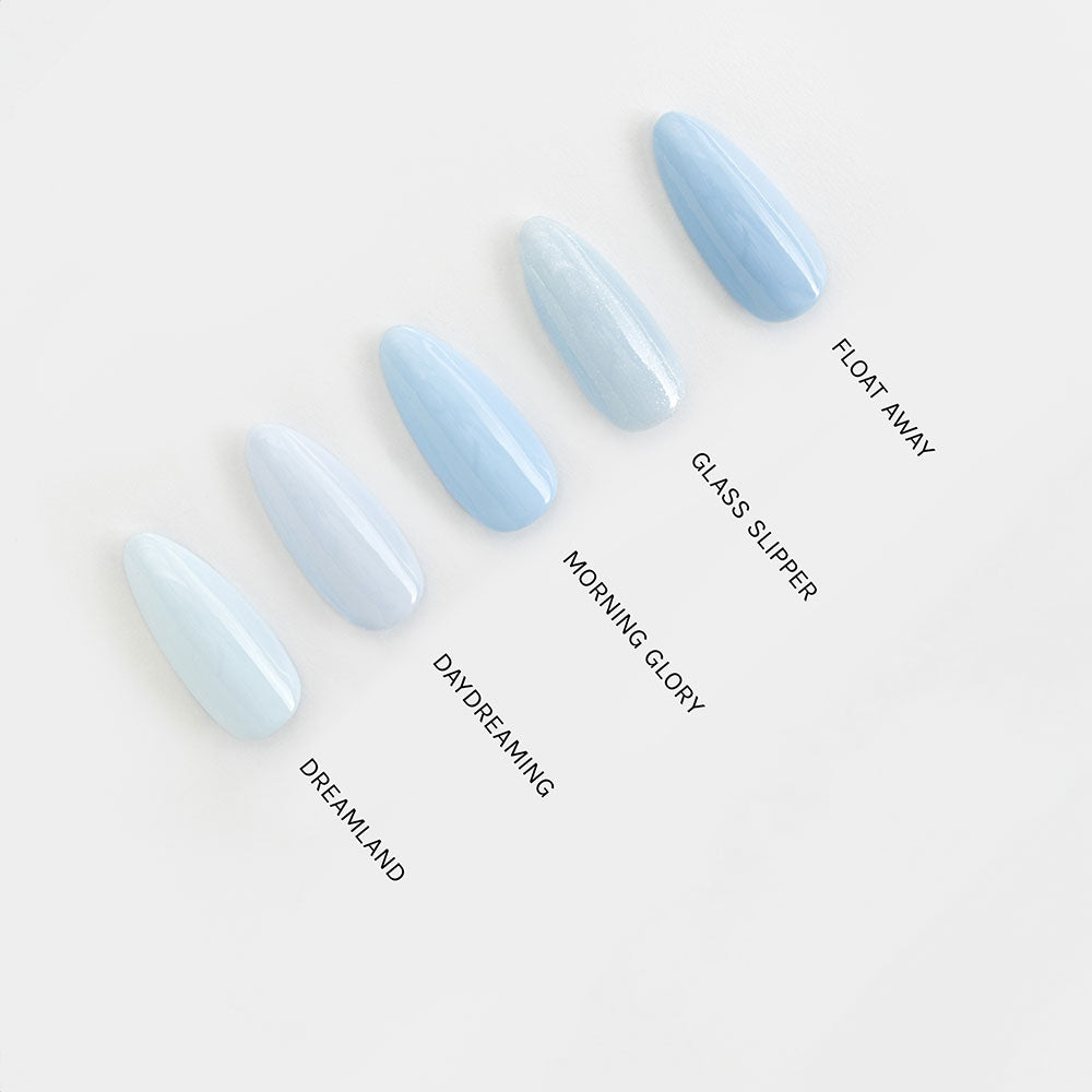 Gelous Morning Glory gel nail polish comparison - photographed in New Zealand
