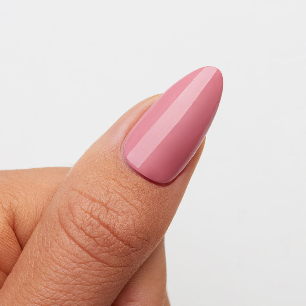 Gelous Rosewood gel nail polish swatch - photographed in New Zealand