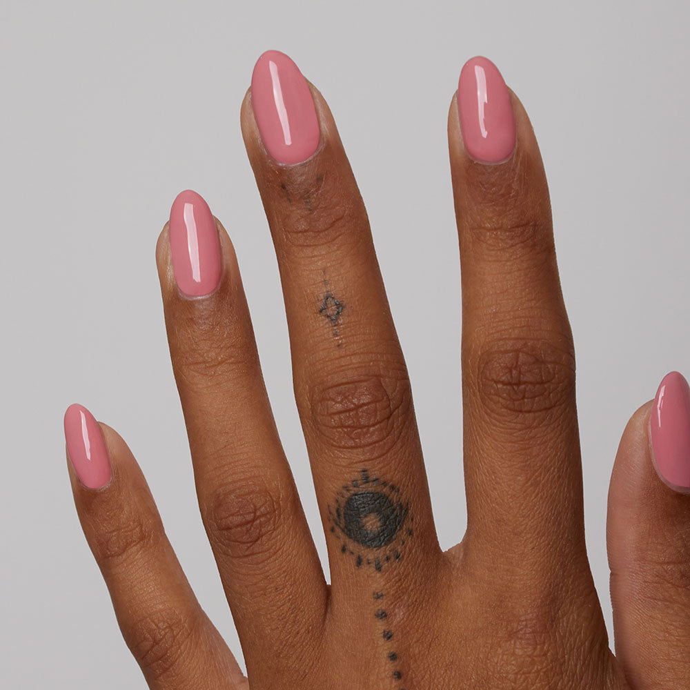 Gelous Rosewood gel nail polish - photographed in New Zealand on model