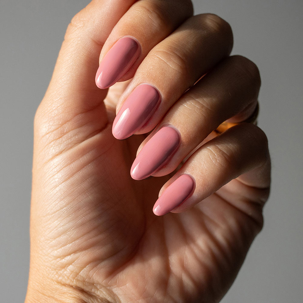 Gelous Rosewood gel nail polish - photographed in New Zealand on model