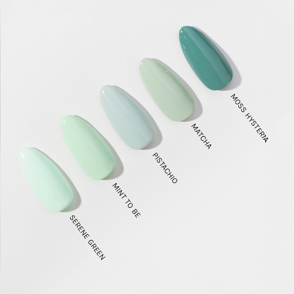 Gelous Mint to Be gel nail polish comparison - photographed in New Zealand