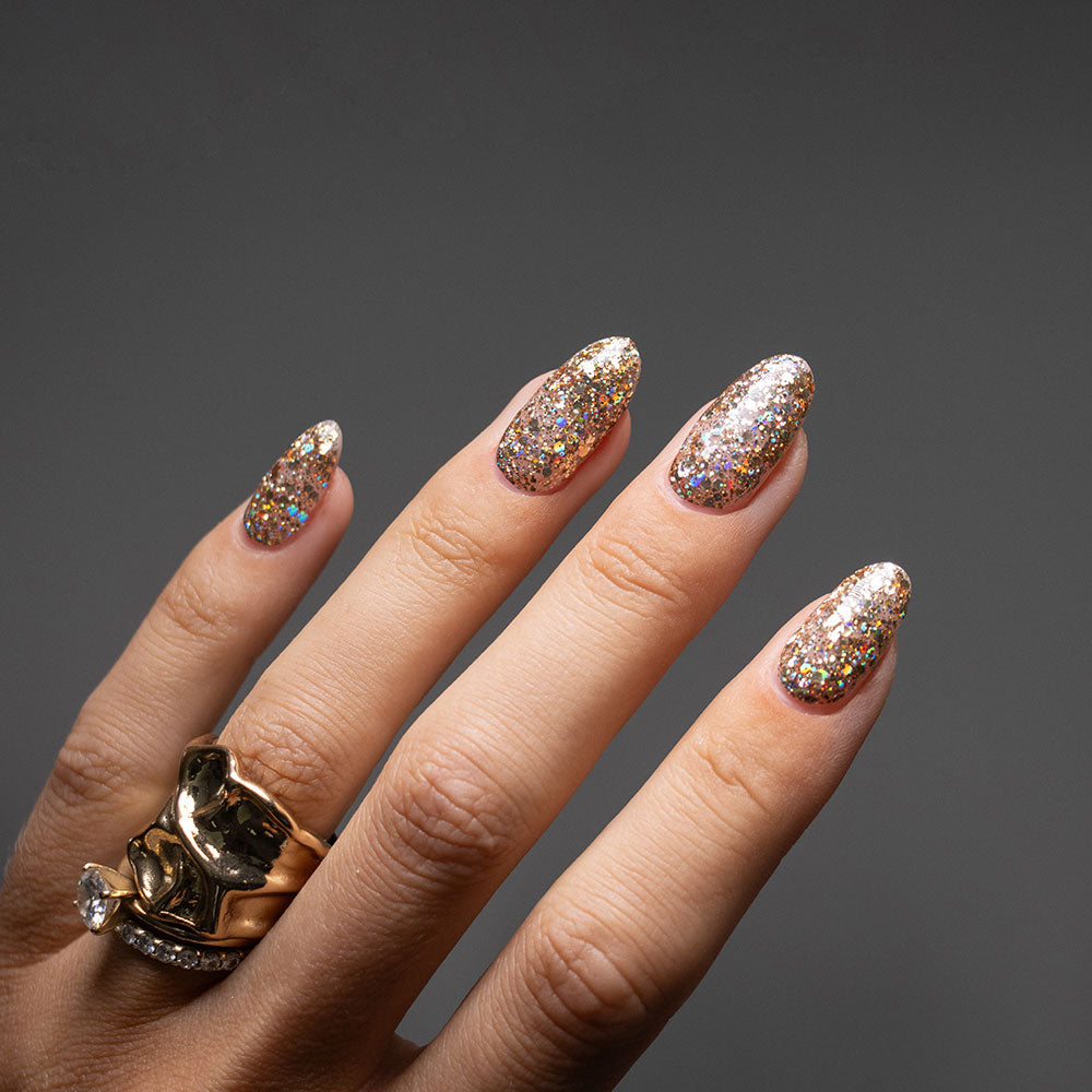 Gelous Poppin' Bottles gel nail polish - photographed in New Zealand on model