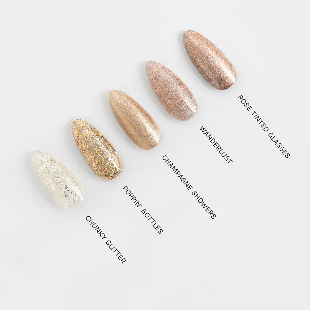 Gelous Poppin' Bottles gel nail polish comparison - photographed in New Zealand