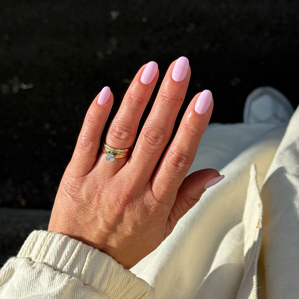 Gelous Pillow HEMA & TPO Free gel nail polish - photographed in New Zealand on model
