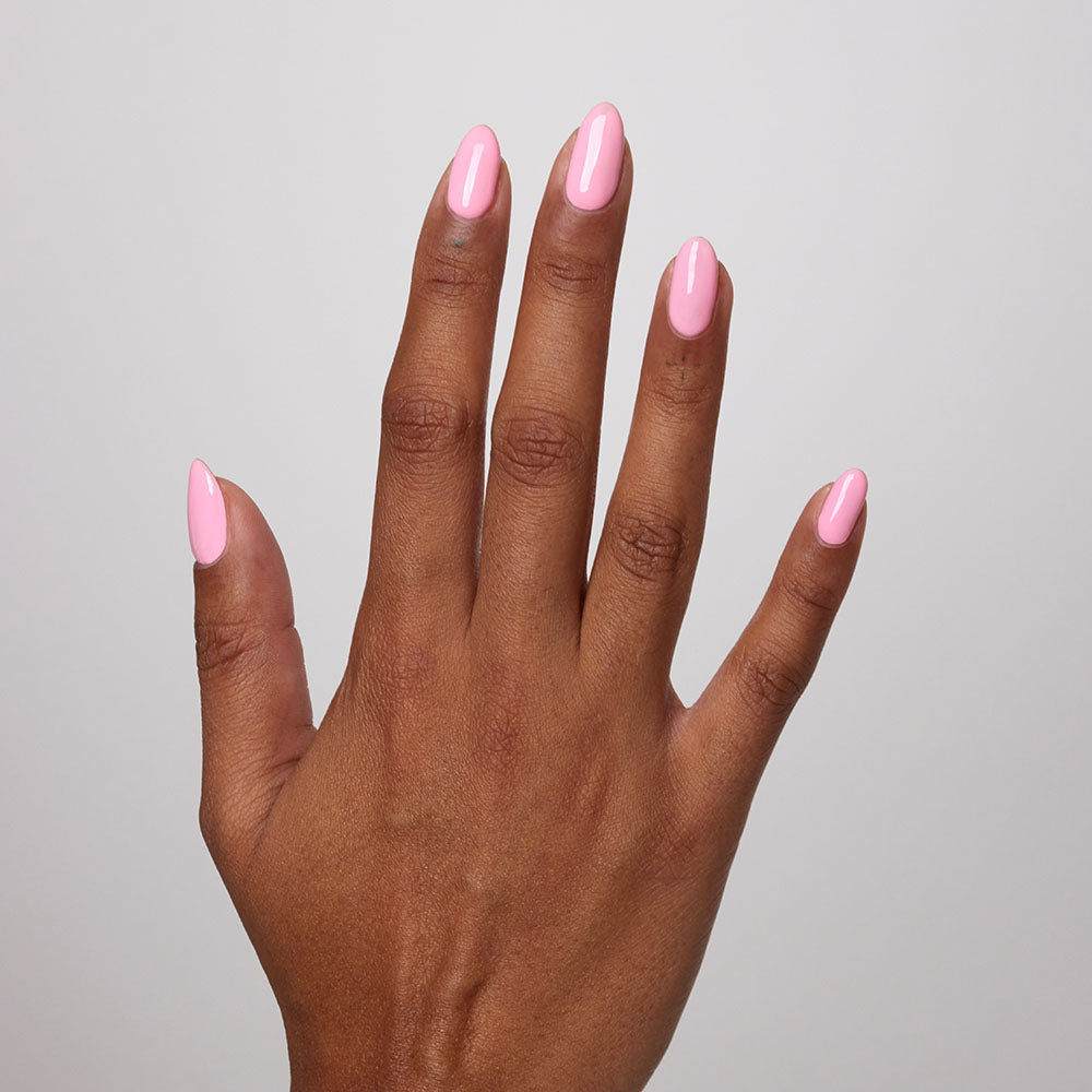 Gelous Pink Lady gel nail polish - photographed in New Zealand on model