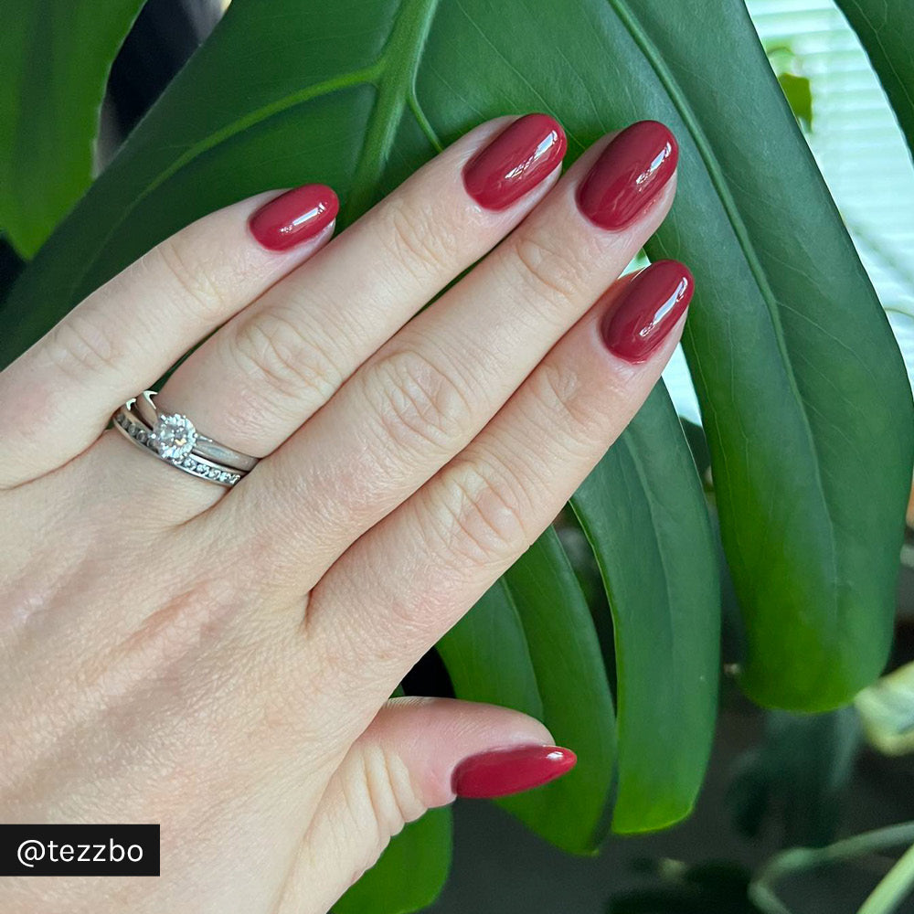 Gelous Pinot Noir Gel nail polish - Instagram Photo