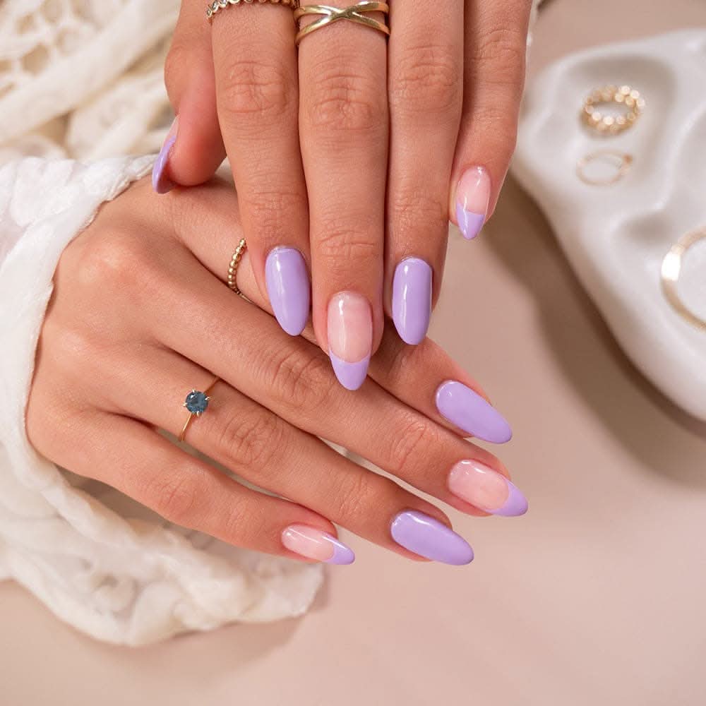 Gelous Purplexed gel nail polish - photographed in New Zealand on model