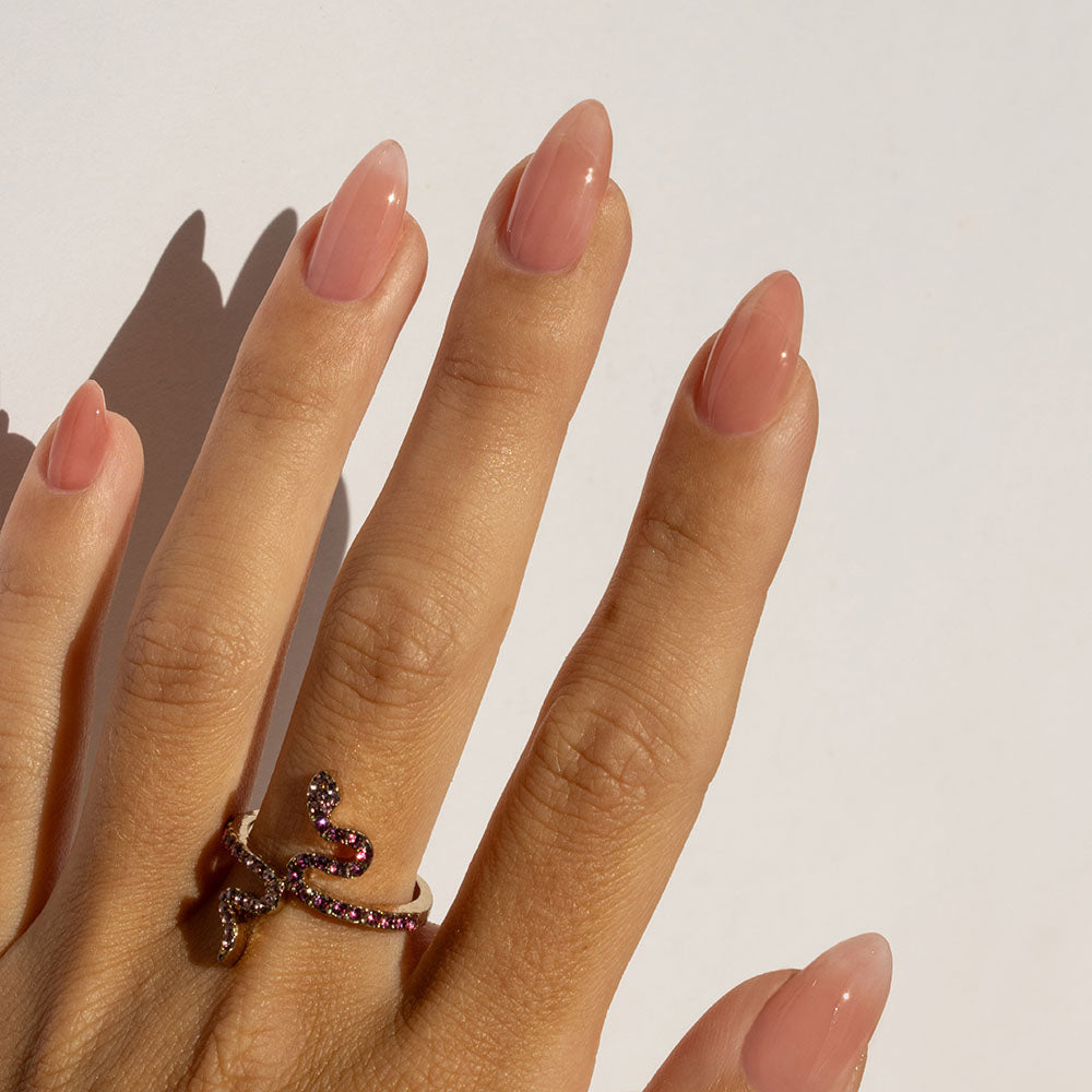 Gelous Pucker Up gel nail polish - photographed in New Zealand on model