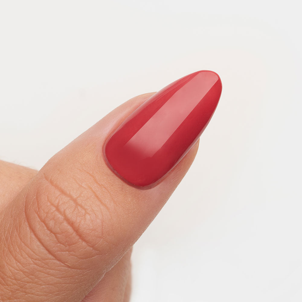 Gelous Red Velvet Cake gel nail polish swatch - photographed in New Zealand