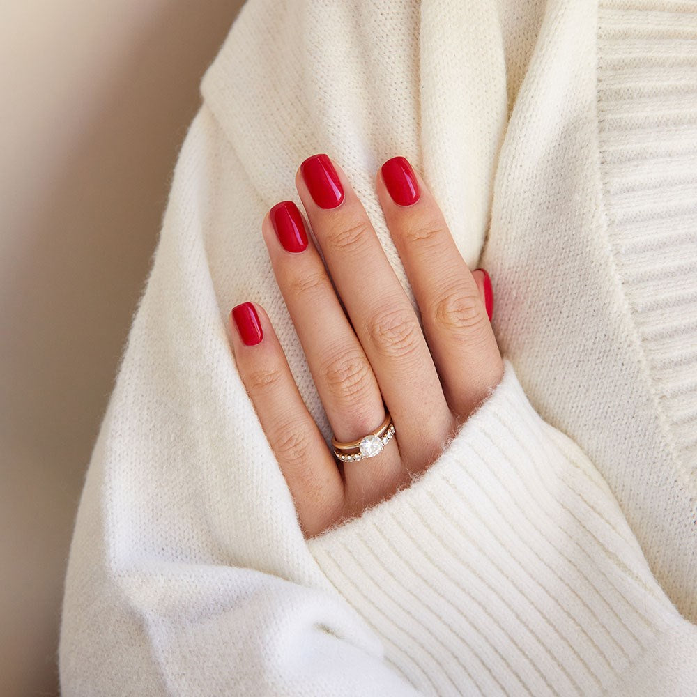 Gelous Rouge gel nail polish - photographed in New Zealand on model