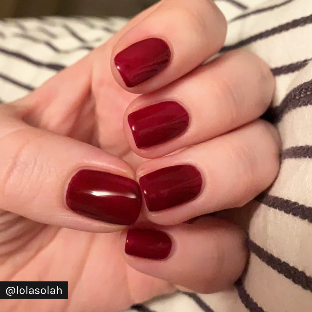 Gelous Rich Mahogany gel nail polish - Instagram Photo