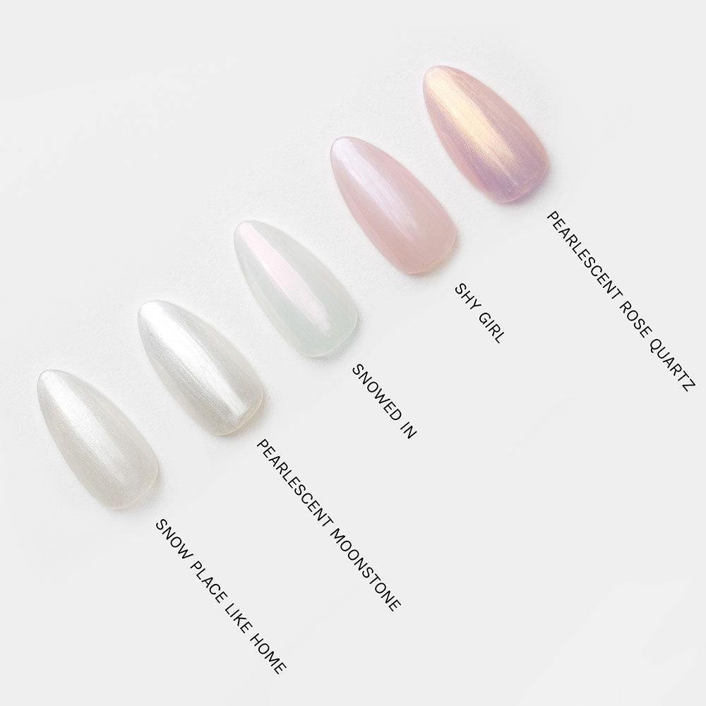 Gelous Snow Place Like Home gel nail polish comparison - photographed in New Zealand